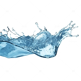 涌动的蓝色水面