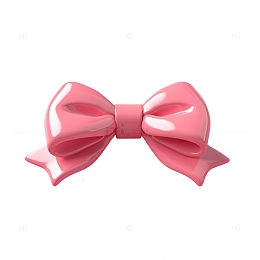 3D风格立体蝴蝶结