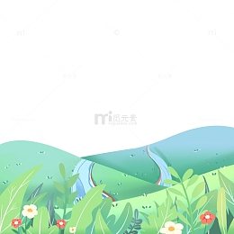 春天海报元素
