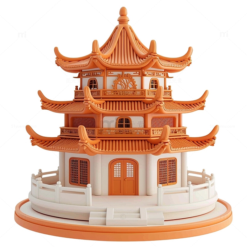 3D中式宫殿