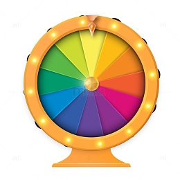 C4D立体金色抽奖幸运盘