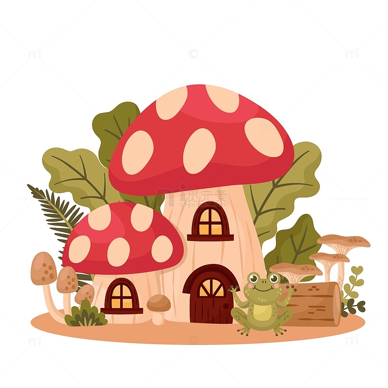 小青蛙的红蘑菇屋