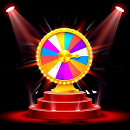 灯光炫酷高级抽奖幸运大转盘