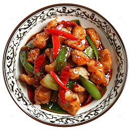辣椒炒肉照片