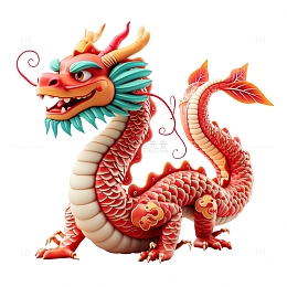 3D中国龙模型