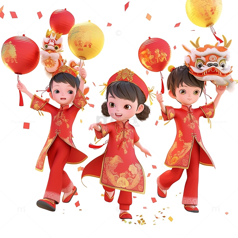 庆祝中国新年3D