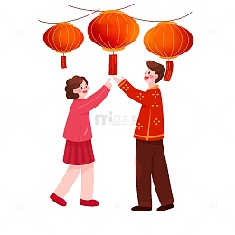 猜灯谜人物正月十五