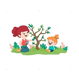 亲子种树植树节