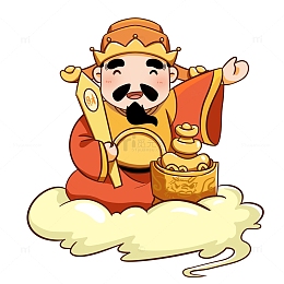 路财神招财进宝设计
