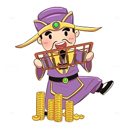 招财进宝财神爷png图片