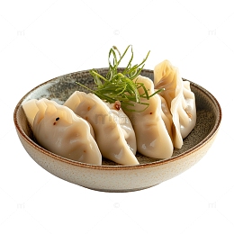 年夜饭冬至新年热气腾腾饺子醋