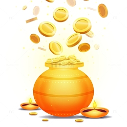 新年金币福袋元素