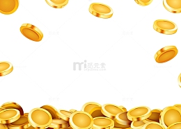 金币掉落元素装饰