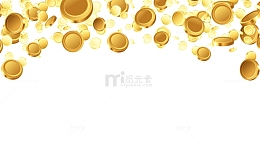 新年恭喜发财财源滚滚金币