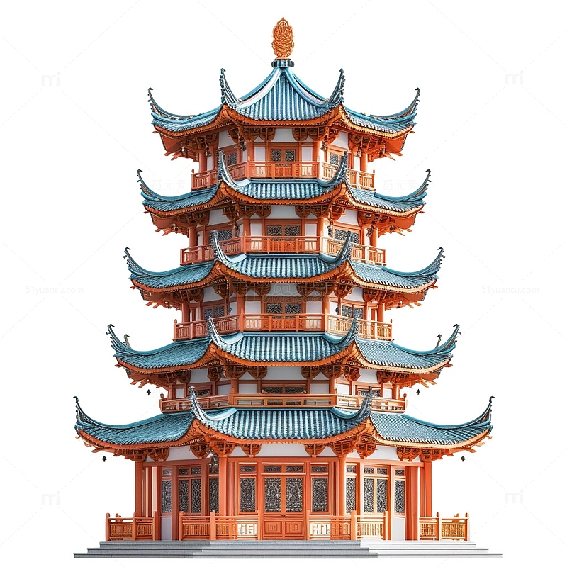 中式宝塔塔楼
