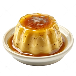 饭后甜品草莓芒果布丁蛋糕