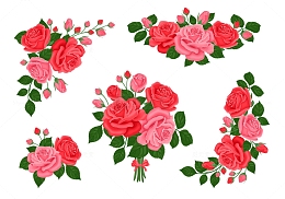 婚礼手捧花鲜花装饰元素