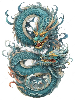 中国龙雕塑石雕元素
