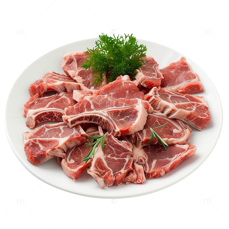 美味的羊排肉
