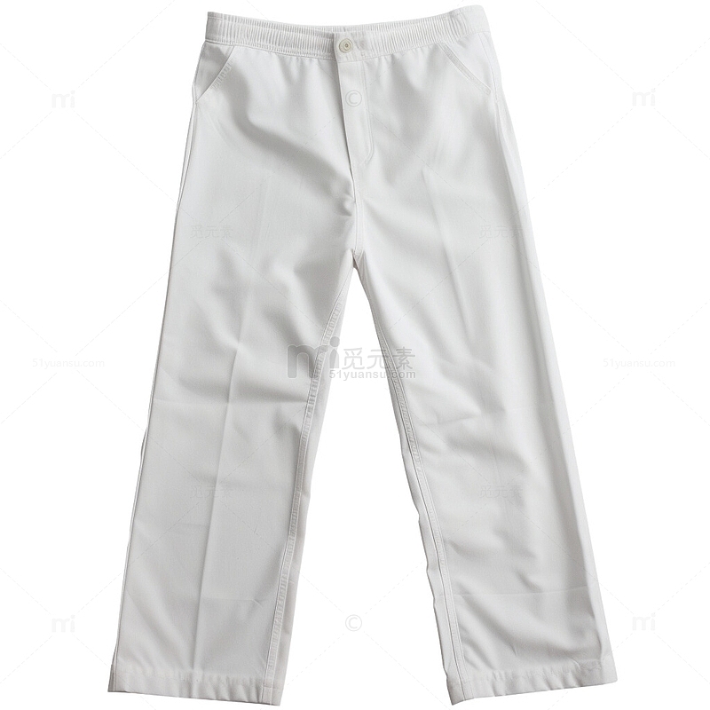 白色的休闲裤