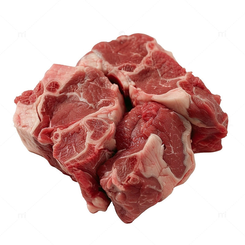 新鲜的羊肉生肉