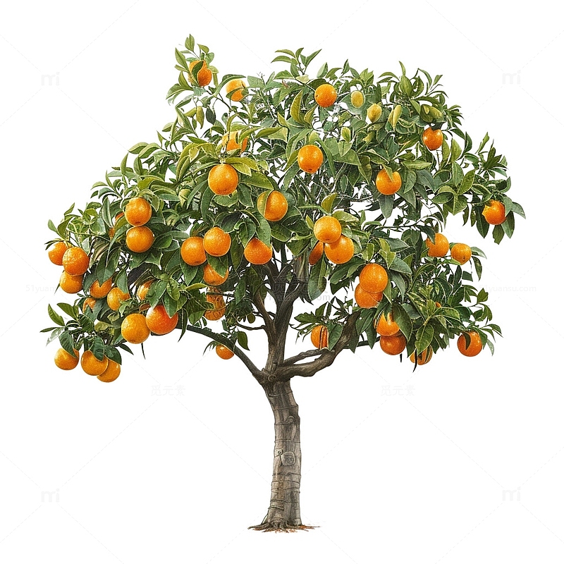 果树橙子树橘子树