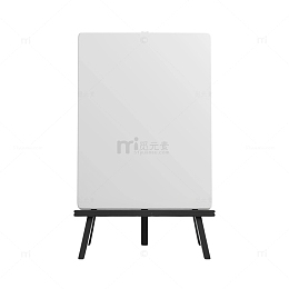 白色的支架展板