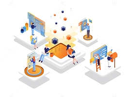 2.5D信息技术办公商务