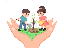 植树节创意素材