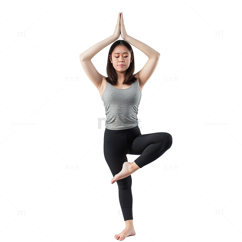 运动健身女性瑜伽