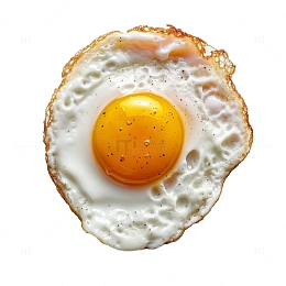 一个煎鸡蛋早餐