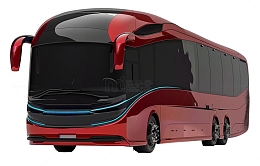 3D车模型车辆交通工具大巴车