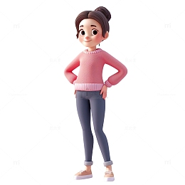 3D女性女人