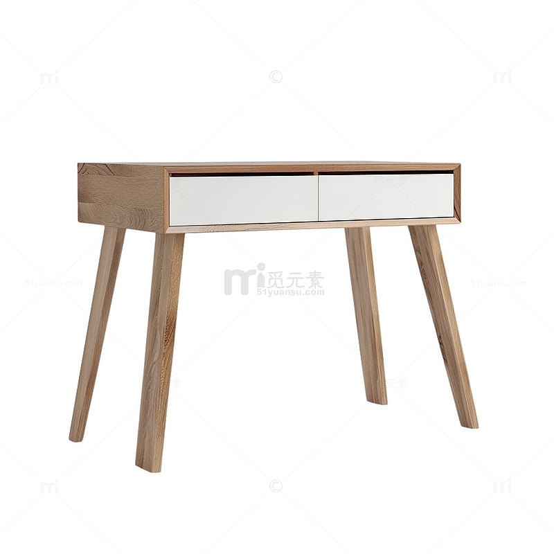 小型的木桌子