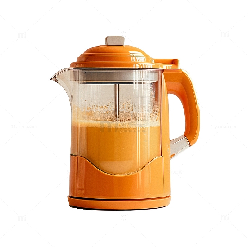 橙色的榨汁机