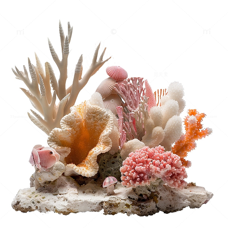多种珊瑚标本