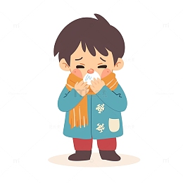 得了感冒流感肺结核的小孩