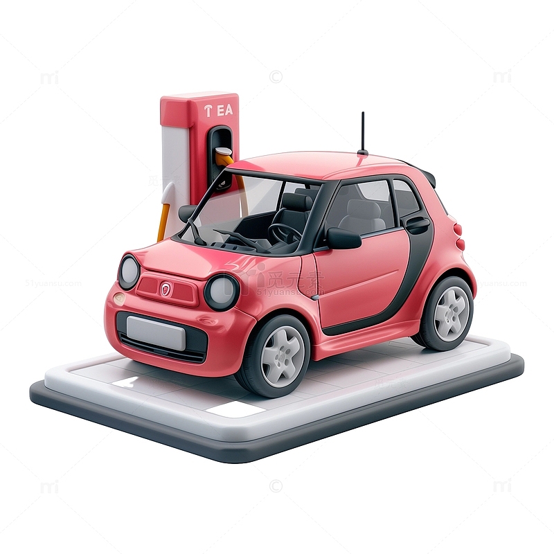 3D车车辆交通工具小轿车