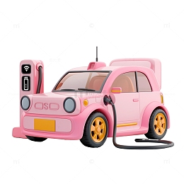 3D车车辆交通工具充电车