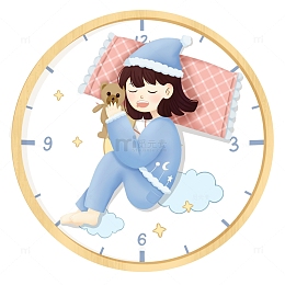睡眠日主题元素