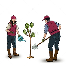 植树节志愿者
