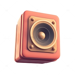 音响喇叭3D