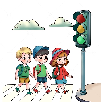全国中小学生安全教育日-安全过马路