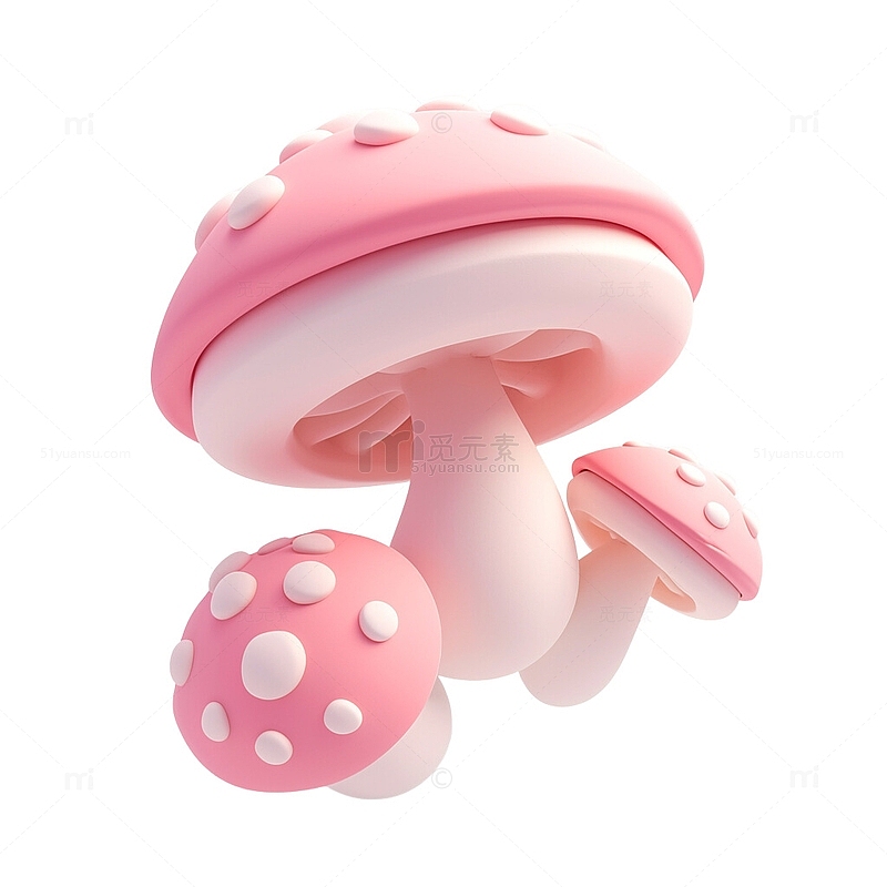 3D蘑菇菌类2