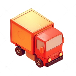 3D卡通小货车2