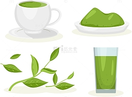 绿茶茶叶饮品