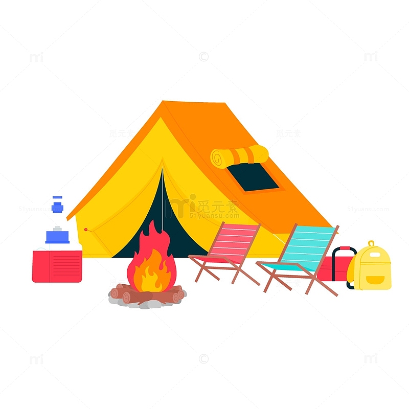 户外露营帐篷躺椅设备