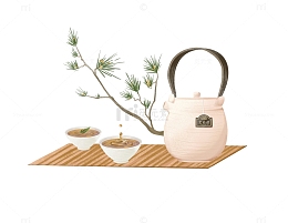 古风国风清新茶具茶杯