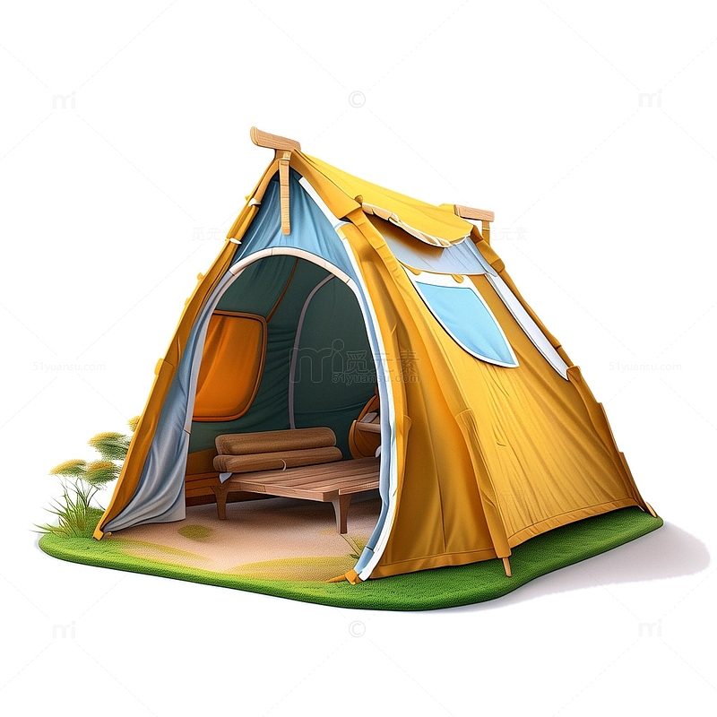 3D立体帐篷露营3