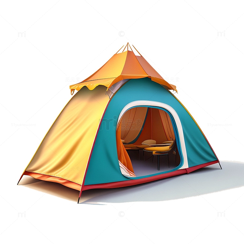 3D立体帐篷露营2